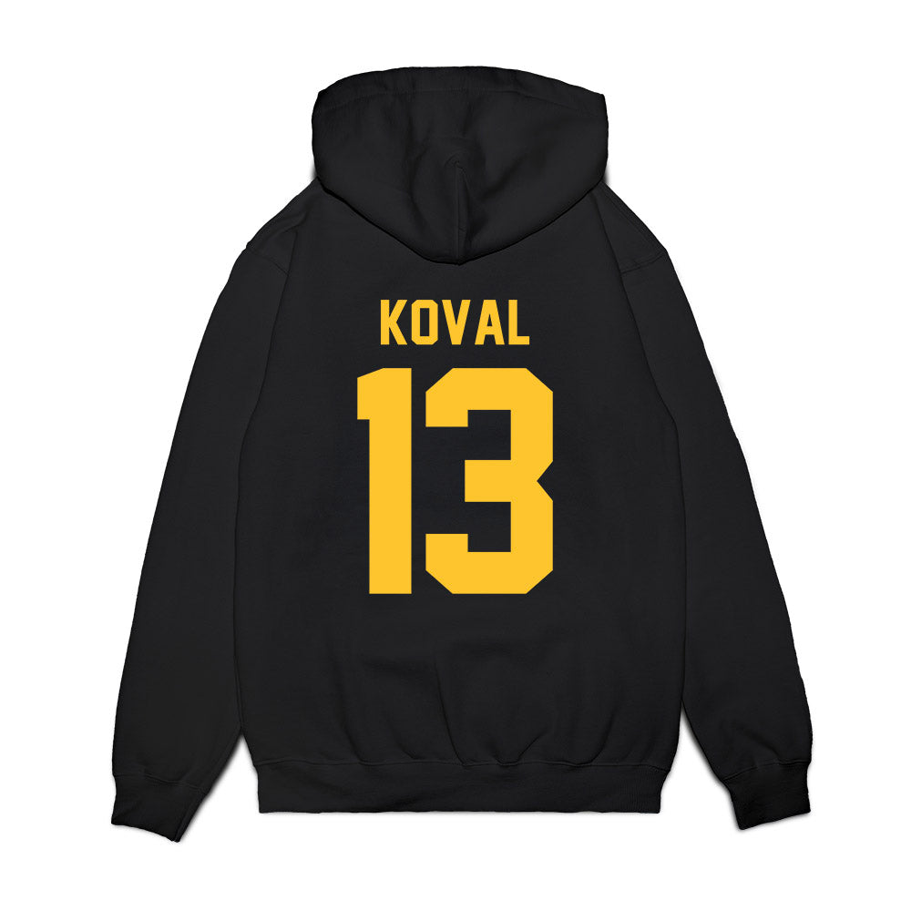 LSU - NCAA Women's Basketball : Kate Koval - Vintage Shersey Premium Hooded Sweatshirt-1