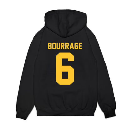 LSU - NCAA Women's Basketball : Divine Bourrage - Vintage Shersey Premium Hooded Sweatshirt-1