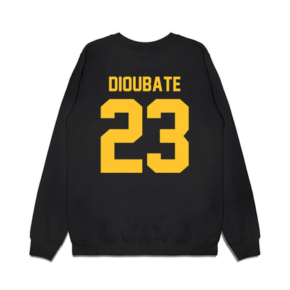 LSU - NCAA Men's Basketball : Mouhamed Dioubate - Vintage Shersey Premium Crewneck Sweatshirt-1