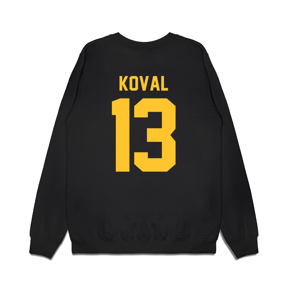 LSU - NCAA Women's Basketball : Kate Koval - Vintage Shersey Premium Crewneck Sweatshirt-1