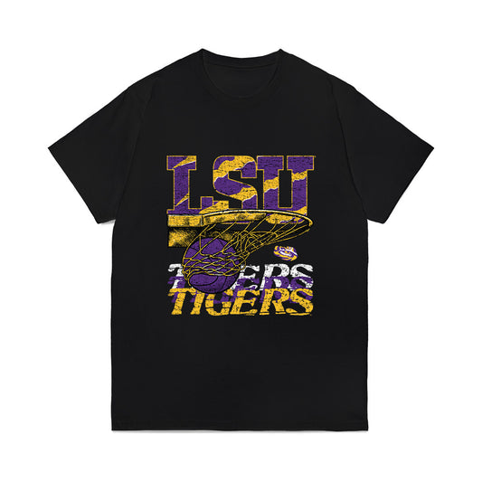 LSU - NCAA Men's Basketball : Matthew Gilhool - Vintage Shersey Comfort Colors T-Shirt-0