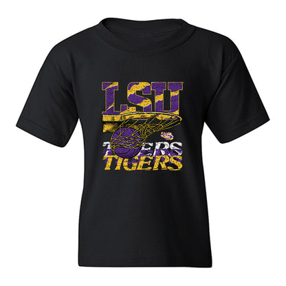 LSU - NCAA Women's Basketball : Chloe Larry - Vintage Shersey Youth T-Shirt-0