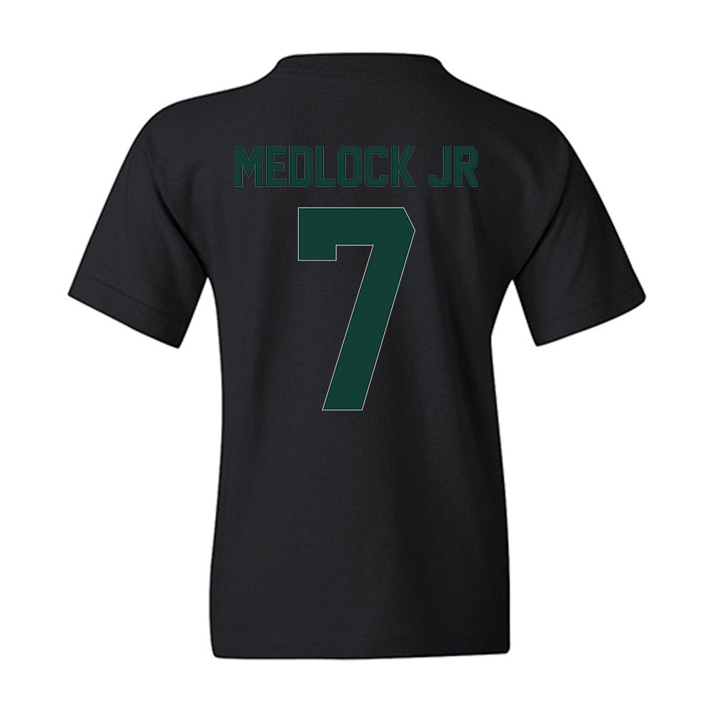 Michigan State - NCAA Men's Basketball : Carlos Medlock jr - Vintage Shersey Youth T-Shirt-1