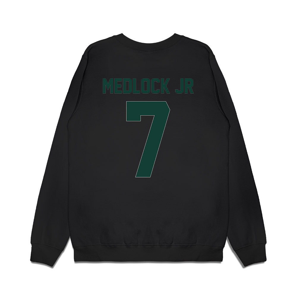 Michigan State - NCAA Men's Basketball : Carlos Medlock jr - Vintage Shersey Premium Crewneck Sweatshirt-1