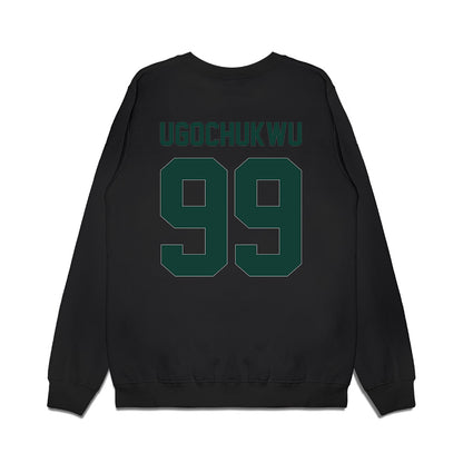 Michigan State - NCAA Men's Basketball : Divine-Collins Ugochukwu - Vintage Shersey Premium Crewneck Sweatshirt-1