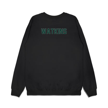 Michigan State - NCAA Men's Basketball : Matthew Watkins - Vintage Shersey Premium Crewneck Sweatshirt-1