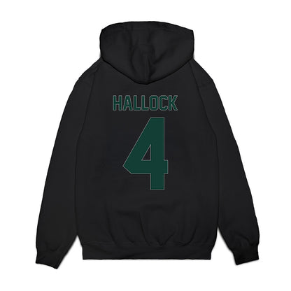 Michigan State - NCAA Women's Basketball : Theryn Hallock - Vintage Shersey Premium Hooded Sweatshirt-1