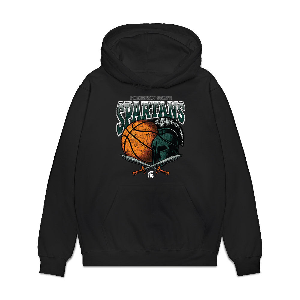 Michigan State - NCAA Men's Basketball : Coen Carr - Vintage Shersey Premium Hooded Sweatshirt-0