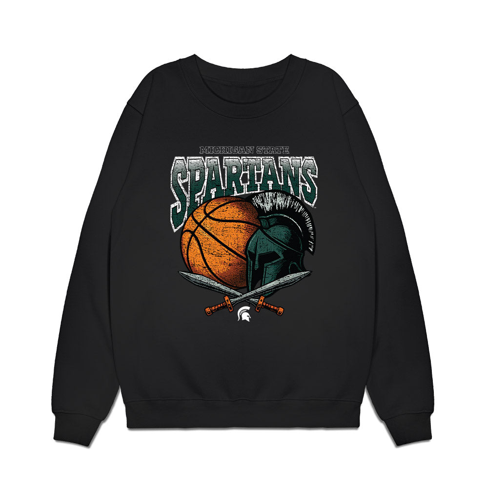Michigan State - NCAA Men's Basketball : Anton Bonke - Vintage Shersey Premium Crewneck Sweatshirt-0