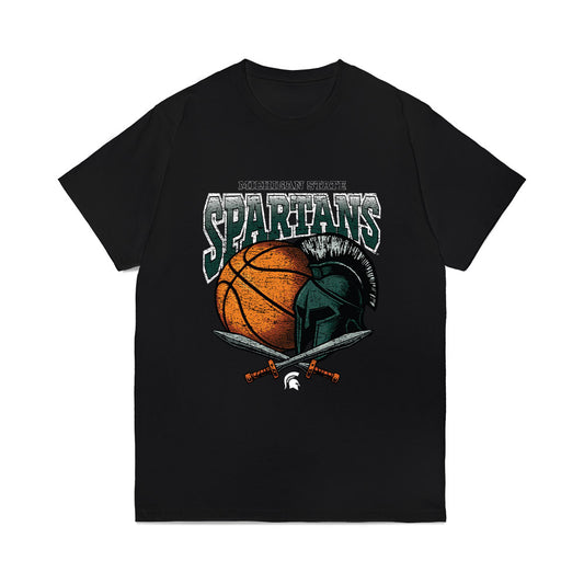 Michigan State - NCAA Men's Basketball : Julius Avent - Vintage Shersey Comfort Colors T-Shirt-0