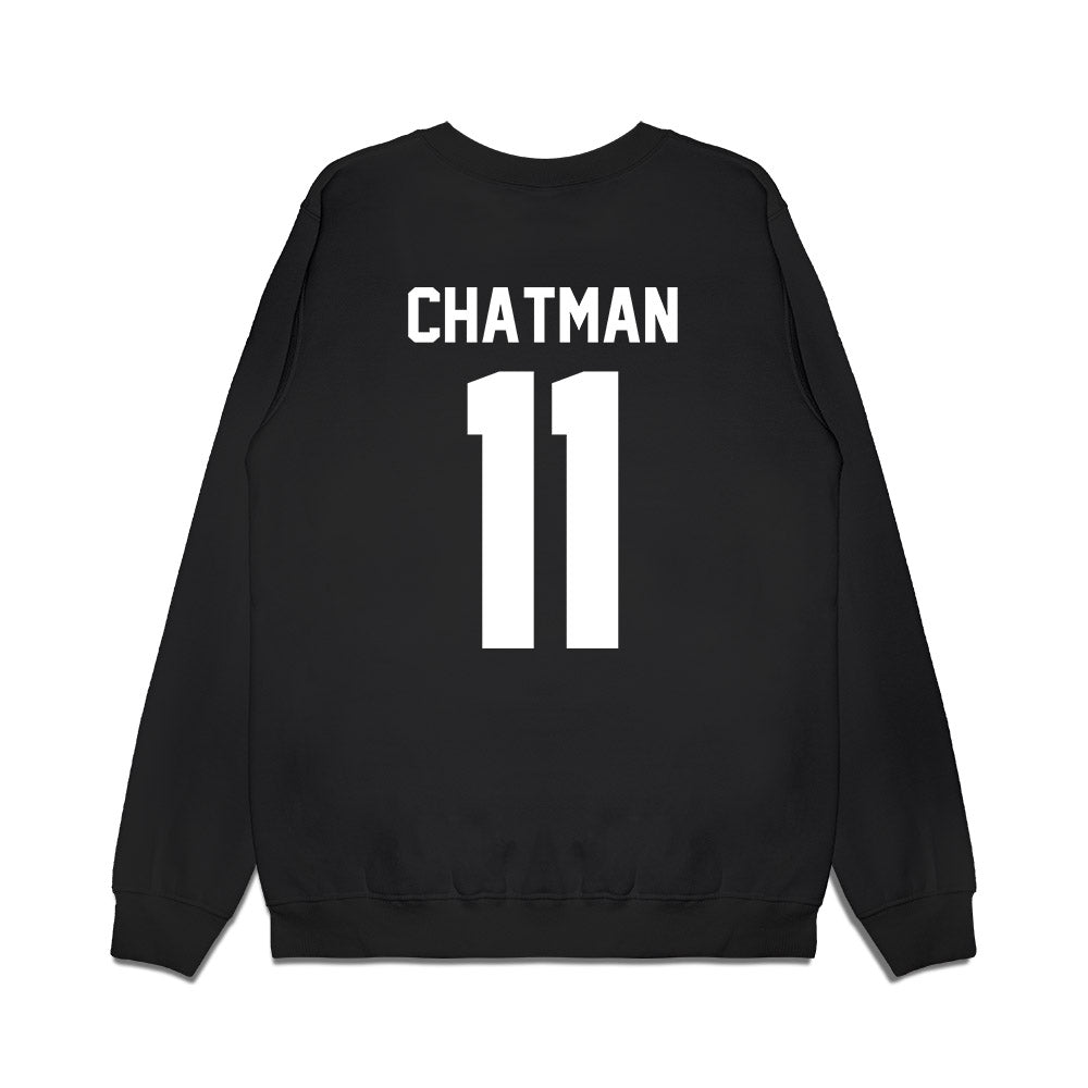 Utah - NCAA Men's Basketball : Taison Chatman - Vintage Shersey Premium Crewneck Sweatshirt-1