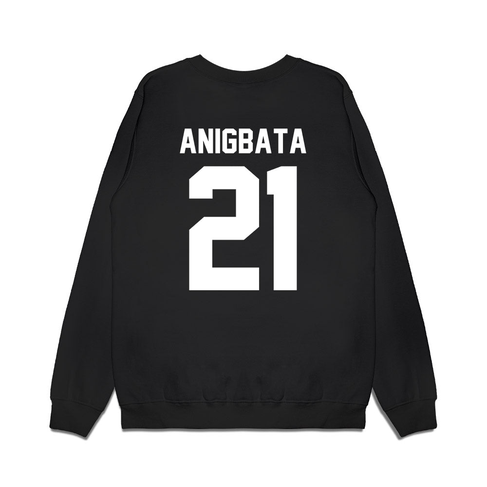 Utah - NCAA Men's Basketball : Alec Anigbata - Vintage Shersey Premium Crewneck Sweatshirt-1