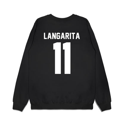 Utah - NCAA Men's Basketball : Lucas Langarita - Vintage Shersey Premium Crewneck Sweatshirt-1