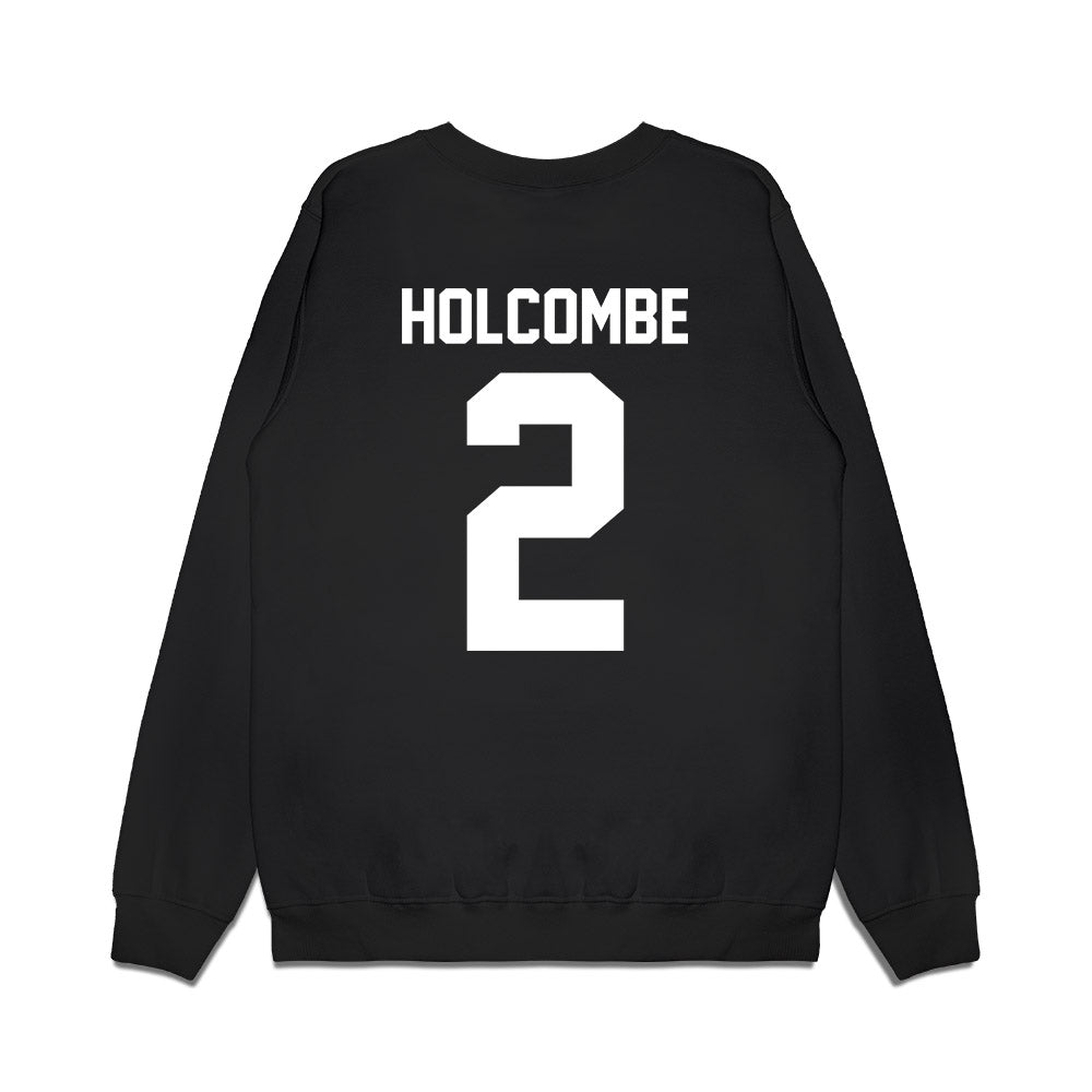 Utah - NCAA Men's Basketball : Jackson Holcombe - Vintage Shersey Premium Crewneck Sweatshirt-1