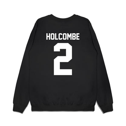 Utah - NCAA Men's Basketball : Jackson Holcombe - Vintage Shersey Premium Crewneck Sweatshirt-1