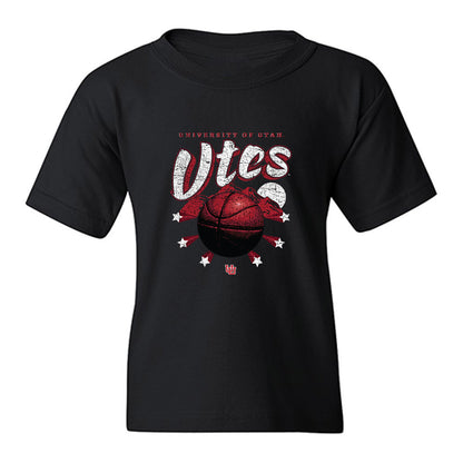Utah - NCAA Men's Basketball : Malek Gomma - Vintage Shersey Youth T-Shirt-0
