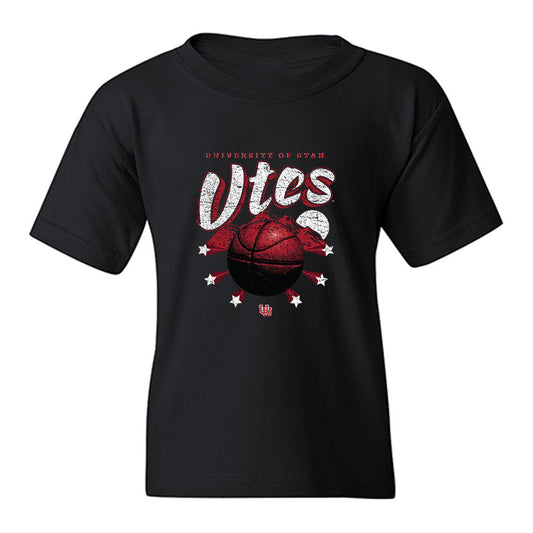Utah - NCAA Men's Basketball : Lukas McCanna - Vintage Shersey Youth T-Shirt-0