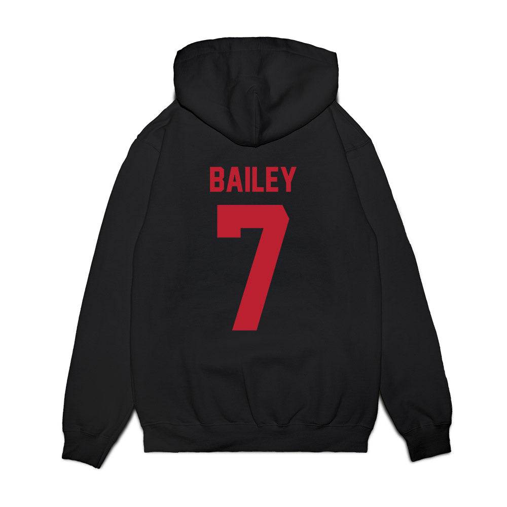 Georgia - NCAA Men's Basketball : Justin Bailey - Vintage Shersey Premium Hooded Sweatshirt-1