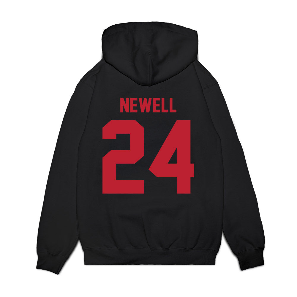 Georgia - NCAA Men's Basketball : Jaden Newell - Vintage Shersey Premium Hooded Sweatshirt-1