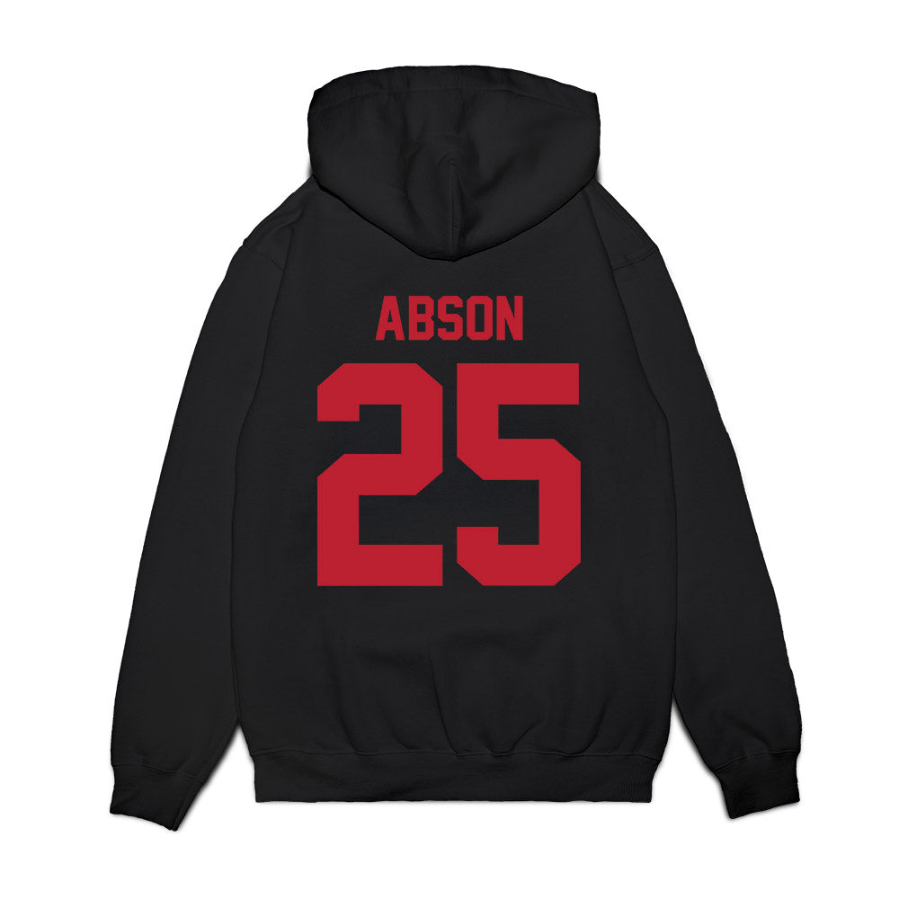 Georgia - NCAA Men's Basketball : Justin Abson - Vintage Shersey Premium Hooded Sweatshirt-1