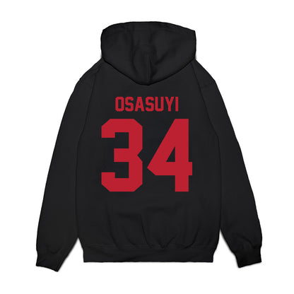 Georgia - NCAA Men's Basketball : Andrew Osasuyi - Vintage Shersey Premium Hooded Sweatshirt-1
