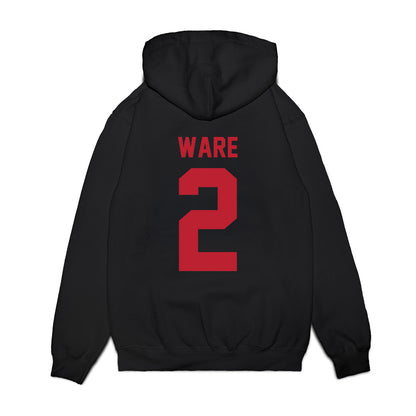 Georgia - NCAA Women's Basketball : Harmonie Ware - Vintage Shersey Premium Hooded Sweatshirt-1