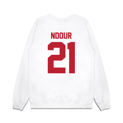 Georgia - NCAA Women's Basketball : Aicha Ndour - Vintage Shersey Premium Crewneck Sweatshirt-1