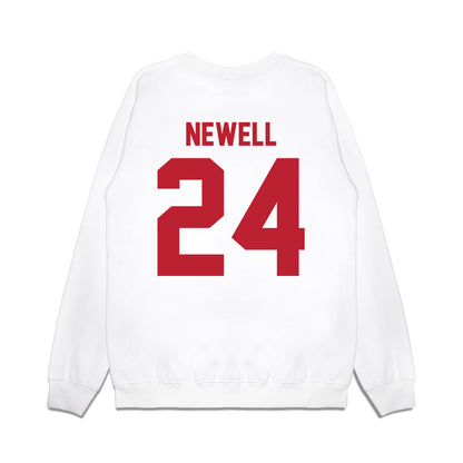 Georgia - NCAA Men's Basketball : Jaden Newell - Vintage Shersey Premium Crewneck Sweatshirt-1
