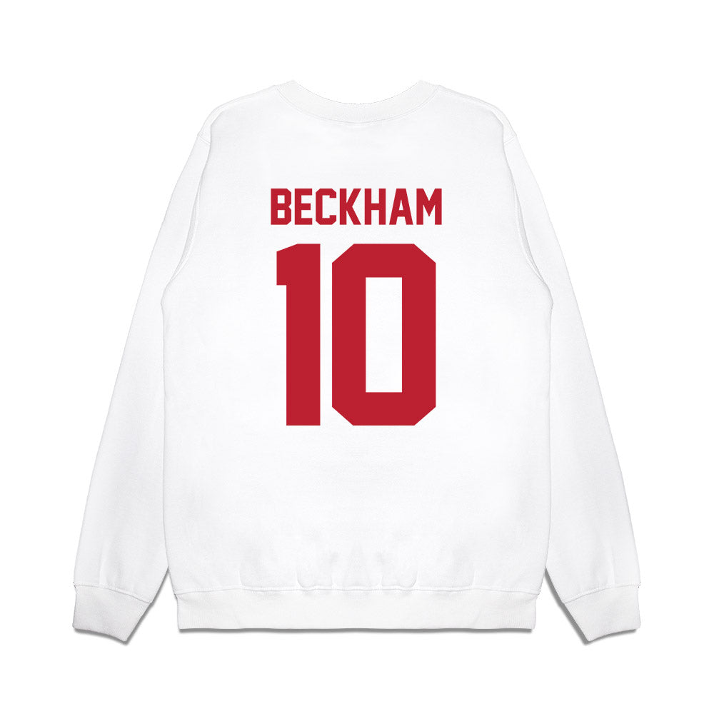 Georgia - NCAA Women's Basketball : Aubrey Beckham - Vintage Shersey Premium Crewneck Sweatshirt-1