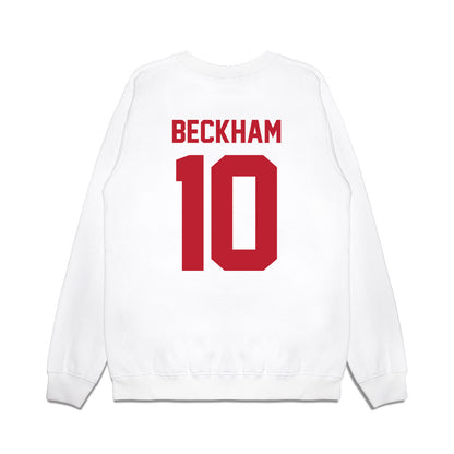 Georgia - NCAA Women's Basketball : Aubrey Beckham - Vintage Shersey Premium Crewneck Sweatshirt-1