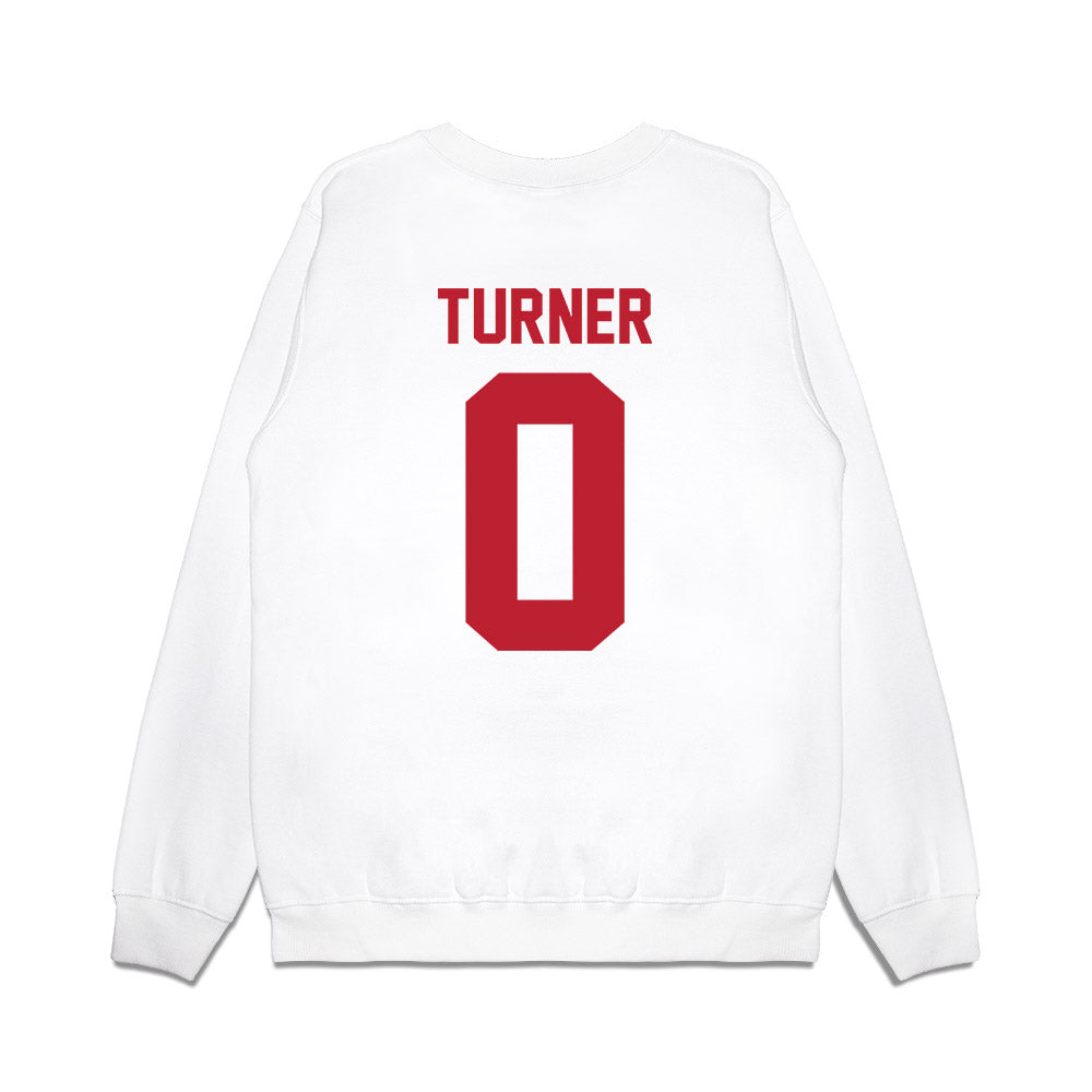 Georgia - NCAA Women's Basketball : Trinity Turner - Vintage Shersey Premium Crewneck Sweatshirt-1