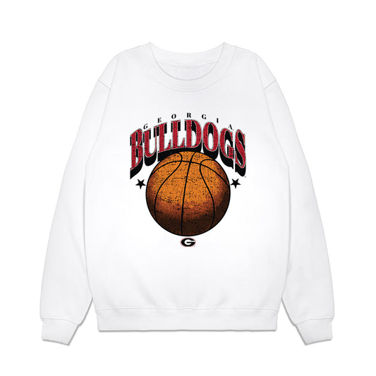 Georgia - NCAA Men's Basketball : Smurf Millender - Vintage Shersey Premium Crewneck Sweatshirt-0