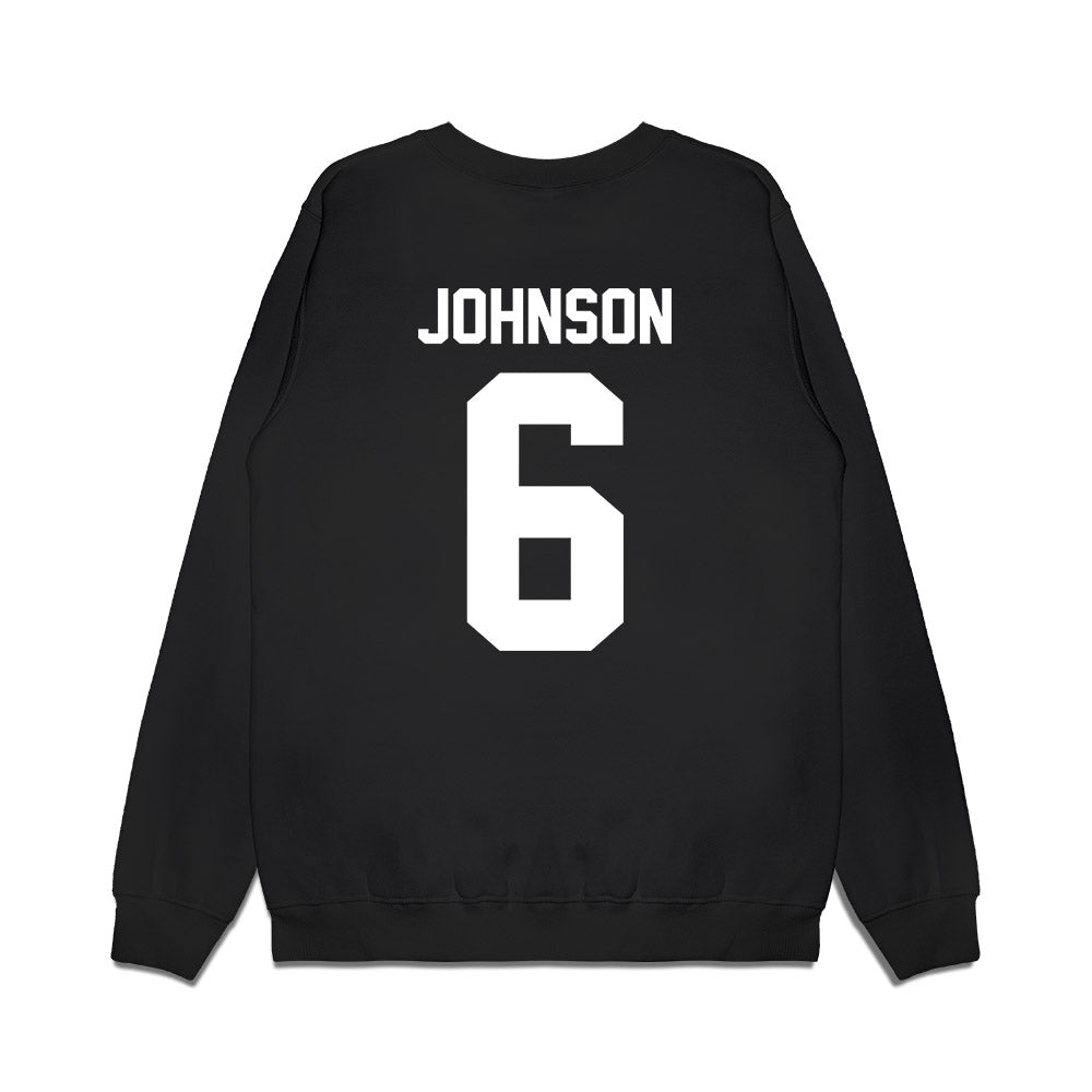 Kansas State - NCAA Men's Basketball : Marcus Johnson - Vintage Basketball Premium Crewneck Sweatshirt-1