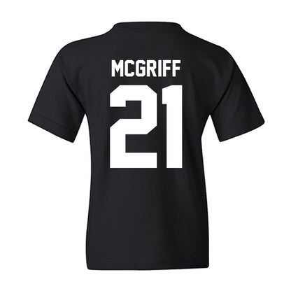 Kansas State - NCAA Men's Basketball : Khamari McGriff - Vintage Basketball Youth T-Shirt-1