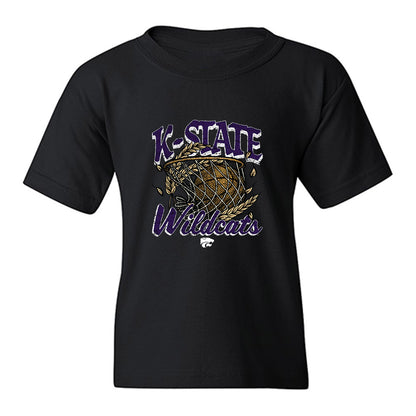 Kansas State - NCAA Women's Basketball : jordan speiser - Vintage Basketball Youth T-Shirt-0