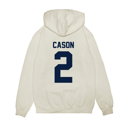 Michigan - NCAA Men's Basketball : Lorenzo Cason - Vintage Shersey Premium Hooded Sweatshirt-1