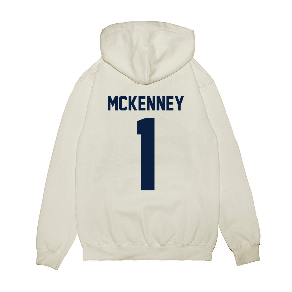 Michigan - NCAA Men's Basketball : Trey McKenney - Vintage Shersey Premium Hooded Sweatshirt-1