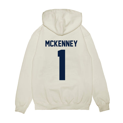 Michigan - NCAA Men's Basketball : Trey McKenney - Vintage Shersey Premium Hooded Sweatshirt-1