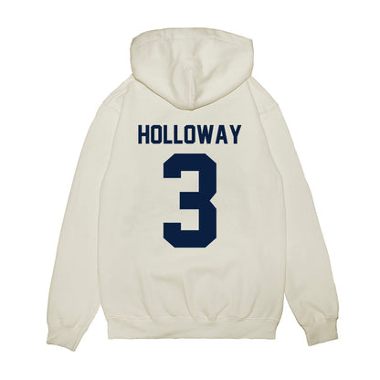 Michigan - NCAA Women's Basketball : Mila Holloway - Vintage Shersey Premium Hooded Sweatshirt-1