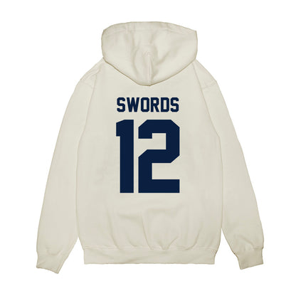 Michigan - NCAA Women's Basketball : Syla Swords - Vintage Shersey Premium Hooded Sweatshirt-1