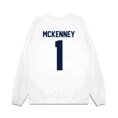 Michigan - NCAA Men's Basketball : Trey McKenney - Vintage Shersey Premium Crewneck Sweatshirt-1