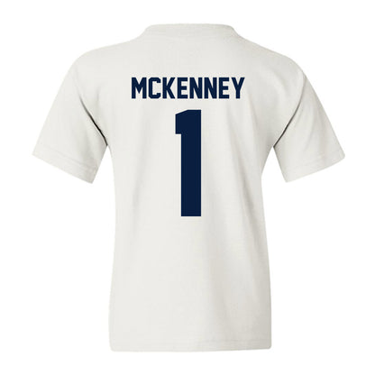 Michigan - NCAA Men's Basketball : Trey McKenney - Vintage Shersey Youth T-Shirt-1