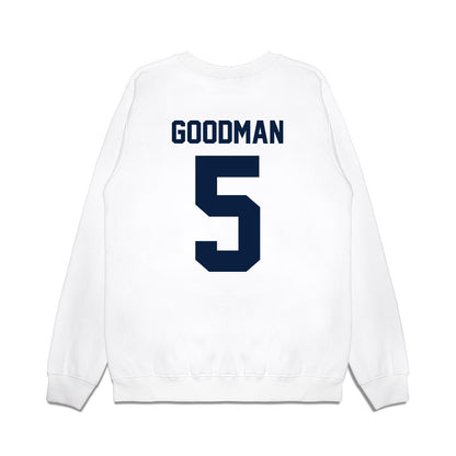 Michigan - NCAA Men's Basketball : Oscar Goodman - Vintage Shersey Premium Crewneck Sweatshirt-1
