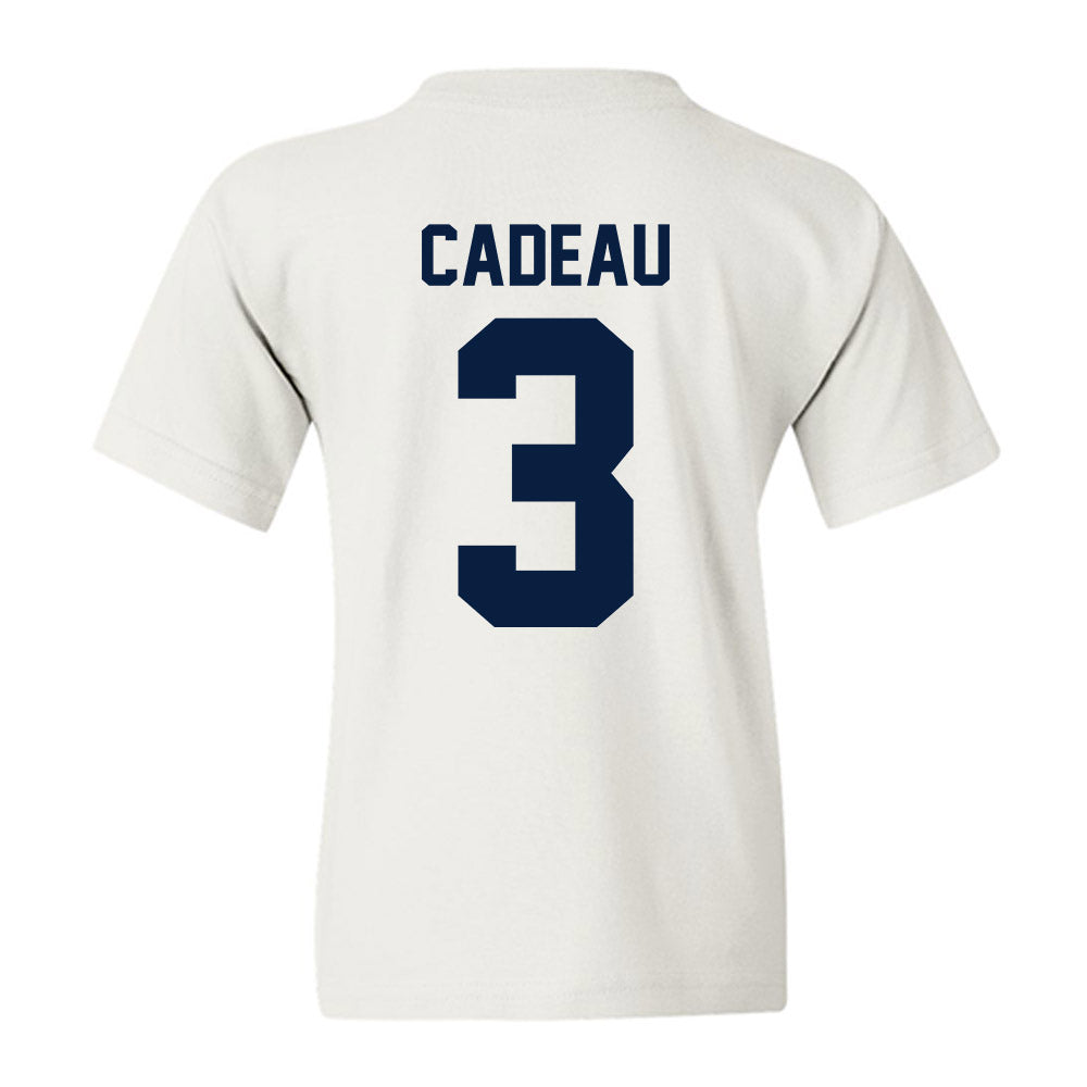 Michigan - NCAA Men's Basketball : Elliot Cadeau - Vintage Shersey Youth T-Shirt-1