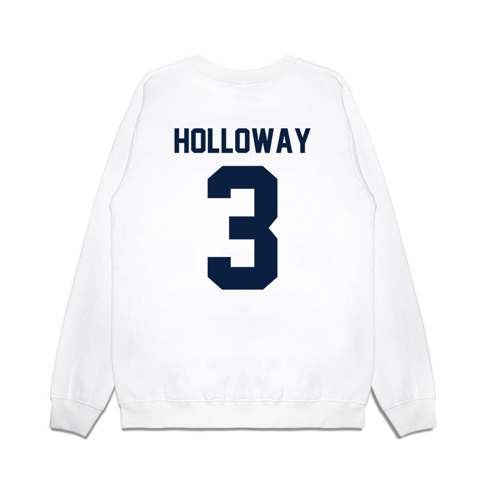 Michigan - NCAA Women's Basketball : Mila Holloway - Vintage Shersey Premium Crewneck Sweatshirt-1