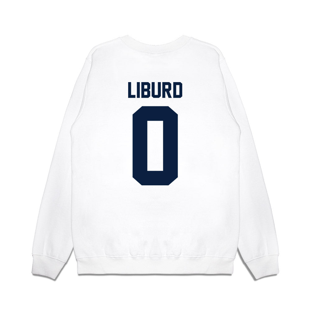 Michigan - NCAA Men's Basketball : Ricky Liburd - Vintage Shersey Premium Crewneck Sweatshirt-1