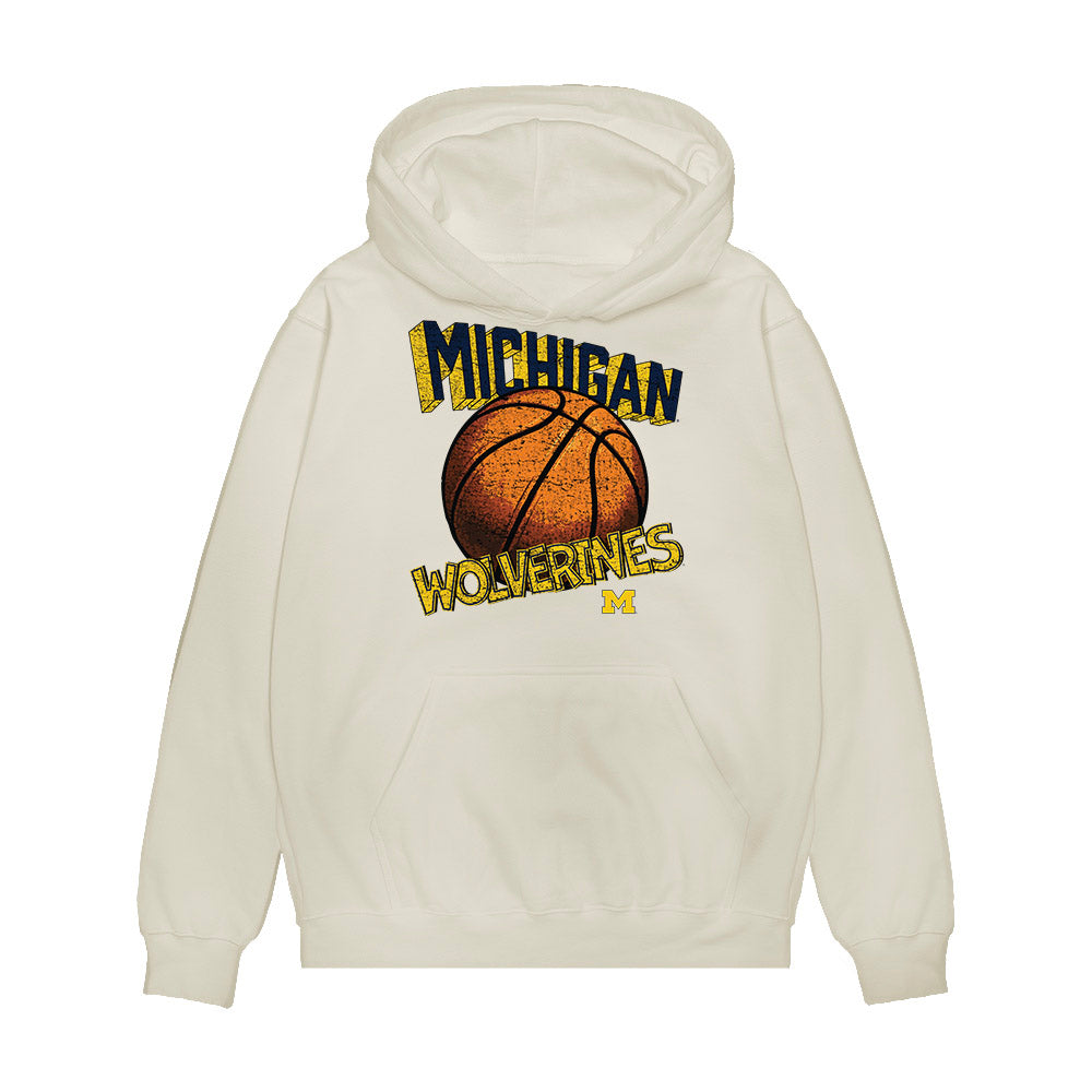 Michigan - NCAA Men's Basketball : Howard Eisley Jr - Vintage Shersey Premium Hooded Sweatshirt-0