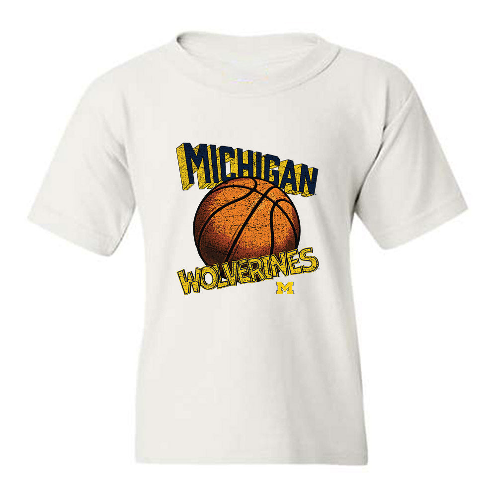 Michigan - NCAA Women's Basketball : Te'Yala Delfosse - Vintage Shersey Youth T-Shirt-0