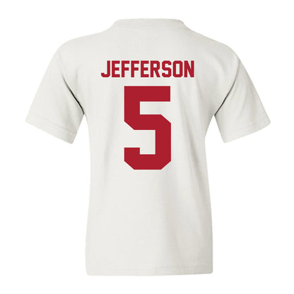 Iowa State - NCAA Men's Basketball : Joshua Jefferson - Vintage Shersey Youth T-Shirt-1