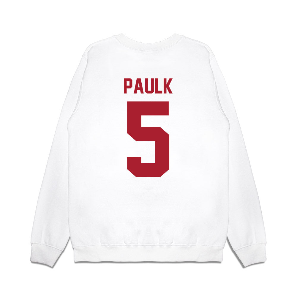 Iowa State - NCAA Women's Basketball : Evangelia Paulk - Vintage Shersey Premium Crewneck Sweatshirt-1